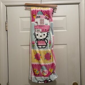 Easter Patchwork Hello Kitty throw 50in